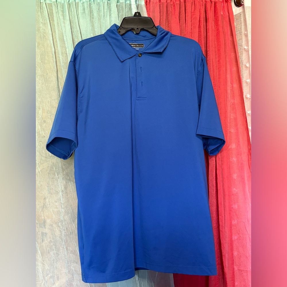 Pebble Beach Royal Blue Men's Polo Shirt
